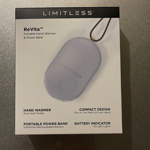 Limitless ReVita portable hand, warmer and power bank
